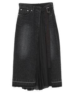 Джинсовая юбка Sacai