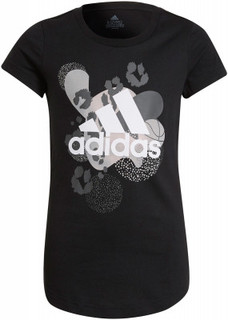 Футболка для девочек adidas Graphic, размер 152