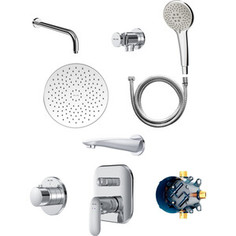 Душевая система Am.Pm Sensation со смесителем, хром (F3085000)