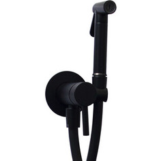 Смеситель для душа Paffoni Tweet Round с гигиенической лейкой, черный (ZDUP110NO)