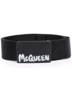 Alexander McQueen ремень с пряжкой-логотипом
