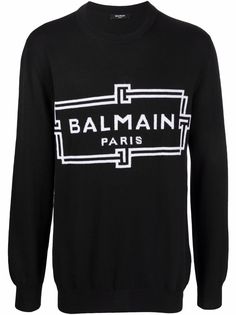 Balmain джемпер с логотипом