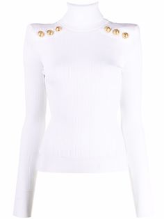 Balmain джемпер с декорированными пуговицами