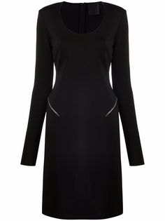 Givenchy платье миди с молнией