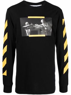 Off-White толстовка с принтом Caravaggio
