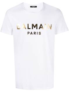 Balmain футболка с короткими рукавами и логотипом