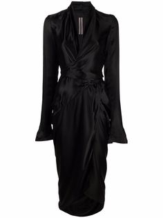 Rick Owens платье миди с запахом