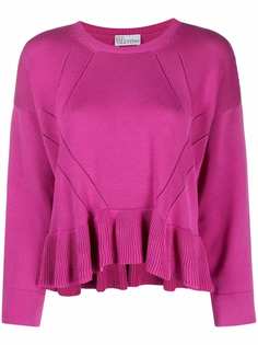 RED Valentino джемпер с расклешенным подолом