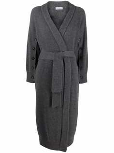 Brunello Cucinelli кашемировый кардиган с рукавами на пуговицах