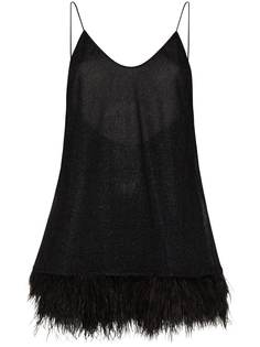 Oséree платье мини Lumiere Plumage