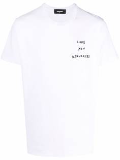 Dsquared2 футболка с вышивкой