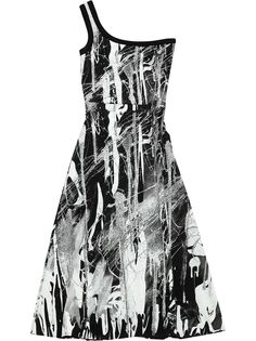 Christopher Kane Mindscape one-shoulder dress