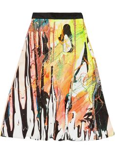 Christopher Kane Mindscape midi skirt