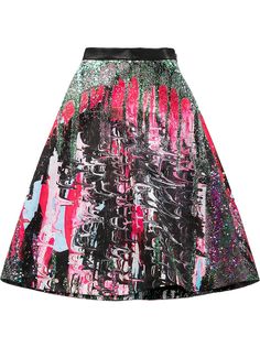 Christopher Kane Mindscape satin skirt