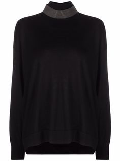 Brunello Cucinelli джемпер с декором Monili