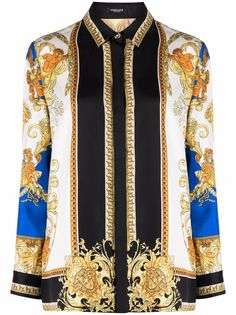 Versace рубашка с принтом Medusa Renaissance