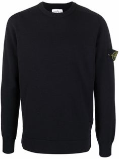 Stone Island джемпер с нашивкой-логотипом