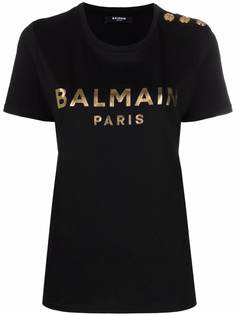 Balmain футболка с логотипом