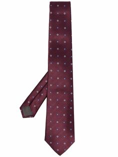 Canali жаккардовый галстук