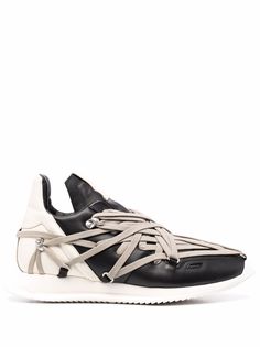 Rick Owens кроссовки с многослойной шнуровкой