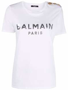 Balmain футболка с логотипом