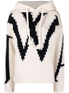 JW Anderson джемпер вязки интарсия с логотипом