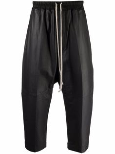 Rick Owens укороченные брюки с низким шаговым швом