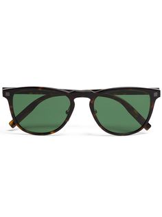 Ermenegildo Zegna солнцезащитные очки черепаховой расцветки