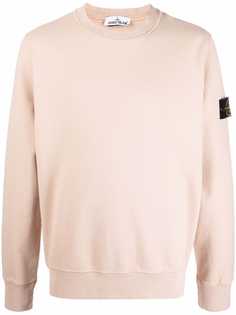 Stone Island толстовка с нашивкой-логотипом