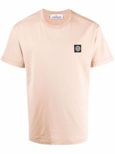 Stone Island футболка с нашивкой-логотипом