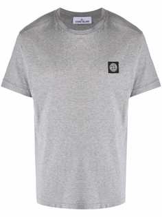 Stone Island футболка с нашивкой-логотипом