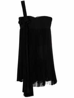 Dsquared2 плиссированное платье асимметричного кроя