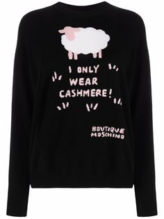 Boutique Moschino джемпер I Only Wear Cashmere