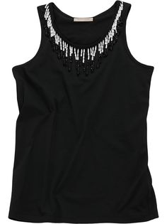 Christopher Kane beaded jersey vest
