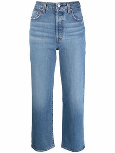 Levis укороченные джинсы Ribcage с завышенной талией Levis®