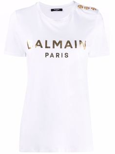 Balmain футболка с логотипом