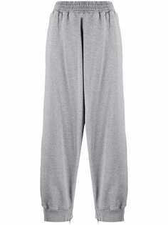 MM6 Maison Margiela спортивные брюки с разрезами