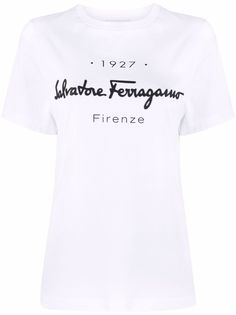 Salvatore Ferragamo футболка с логотипом