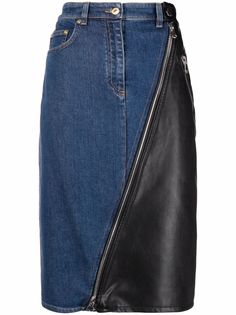 Moschino джинсовая юбка асимметричного кроя