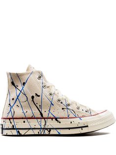 Converse кеды Chuck 70 Hi Natural с эффектом разбрызганной краски