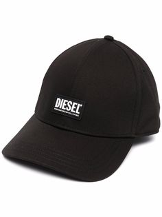 Diesel бейсболка с нашивкой-логотипом