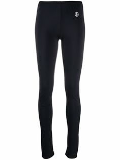 MM6 Maison Margiela легинсы с завышенной талией и принтом