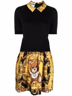 Moschino платье с принтом Teddy Bear