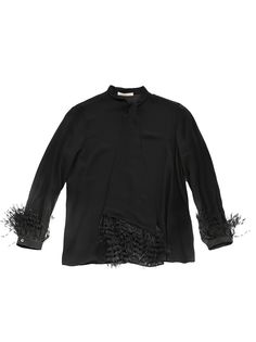 Christopher Kane feather blouse