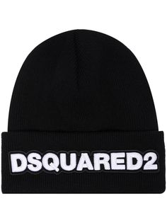 Dsquared2 шапка бини с вышитым логотипом