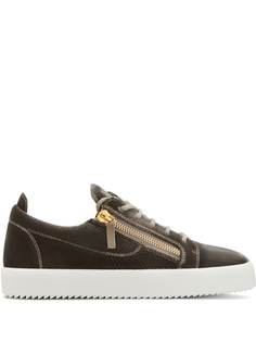 Giuseppe Zanotti кеды с застежкой на молнии