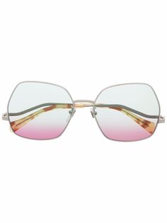 Gucci Eyewear массивные солнцезащитные очки с эффектом градиента