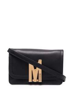 Moschino клатч с логотипом