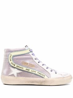 Golden Goose высокие кеды Slide