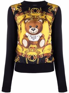 Moschino пуловер Teddy Bear